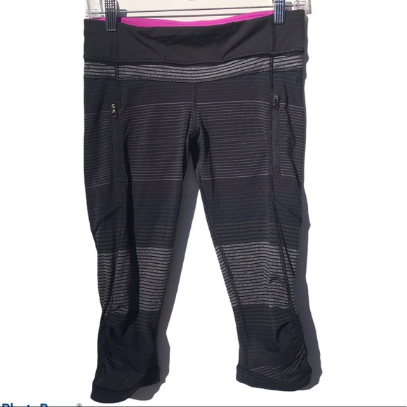 🦄 LULULEMON OM Stripe legging PANTS 6 rare - Picture 3 of 7